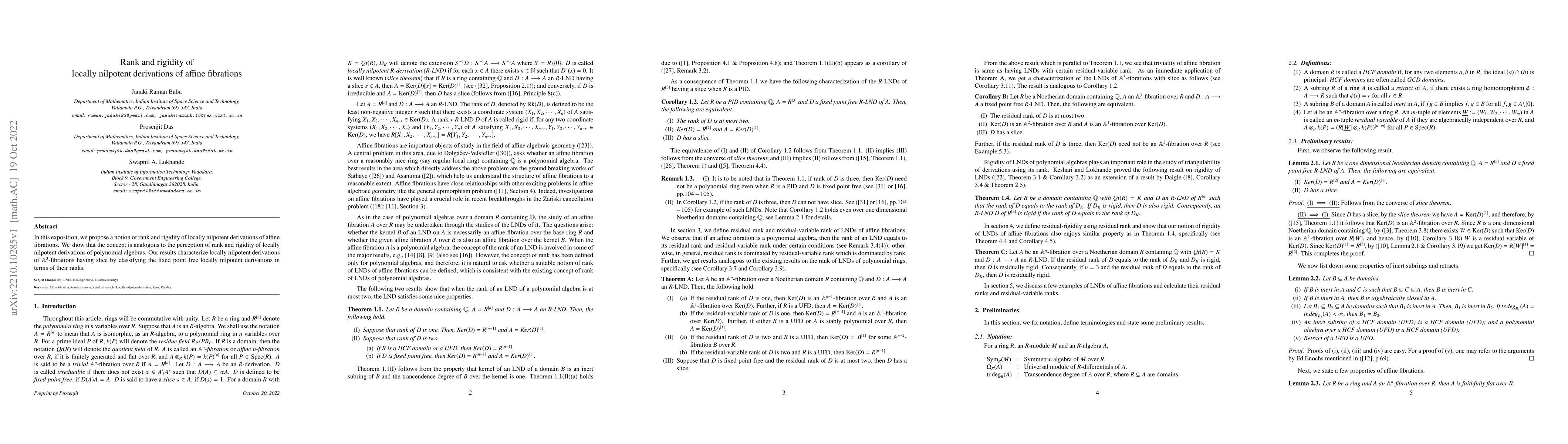 Thumbnail for Rank and rigidity of locally nilpotent derivations of affine fibrations