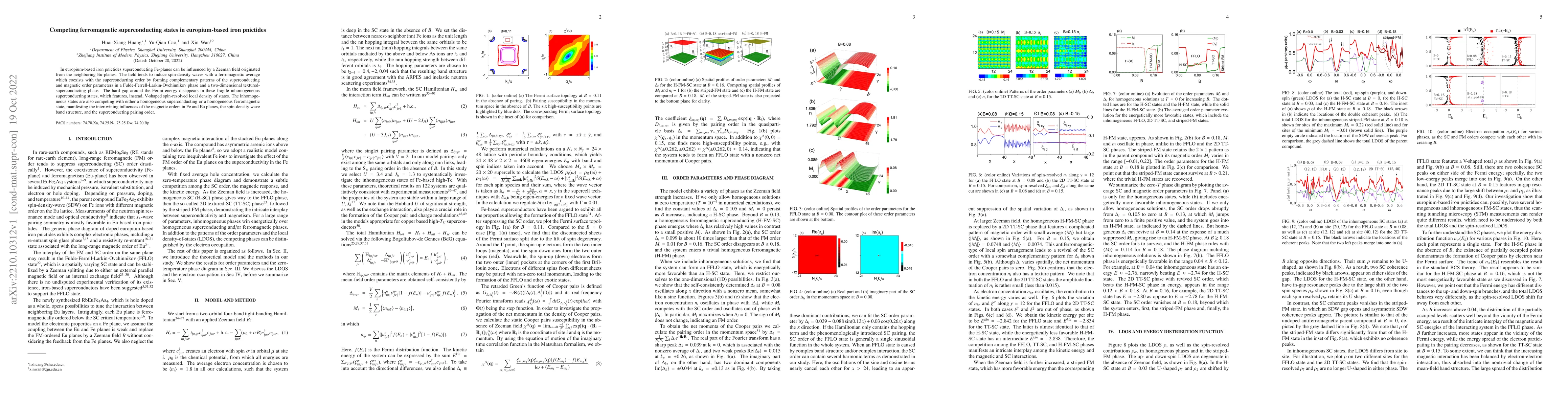 Thumbnail for Competing ferromagnetic superconducting states in europium-based iron
  pnictides
