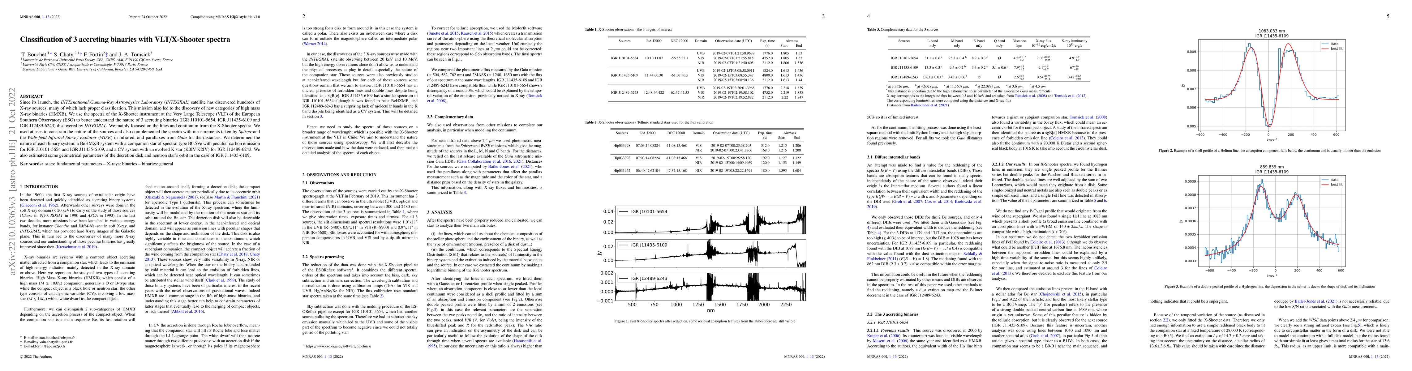 Thumbnail for Classification of 3 accreting binaries with VLT/X-Shooter spectra