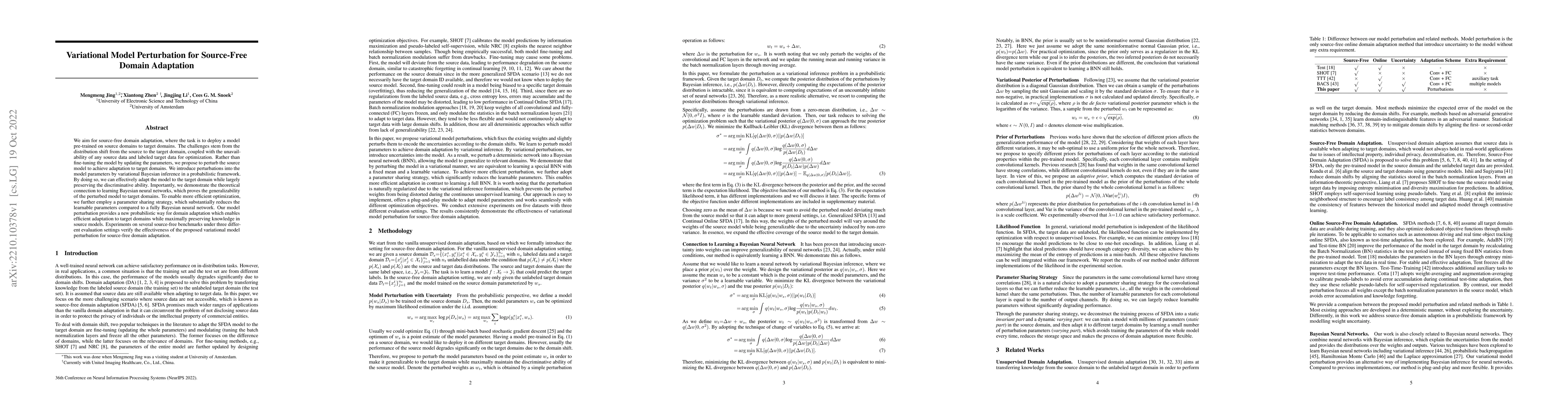 Thumbnail for Variational Model Perturbation for Source-Free Domain Adaptation