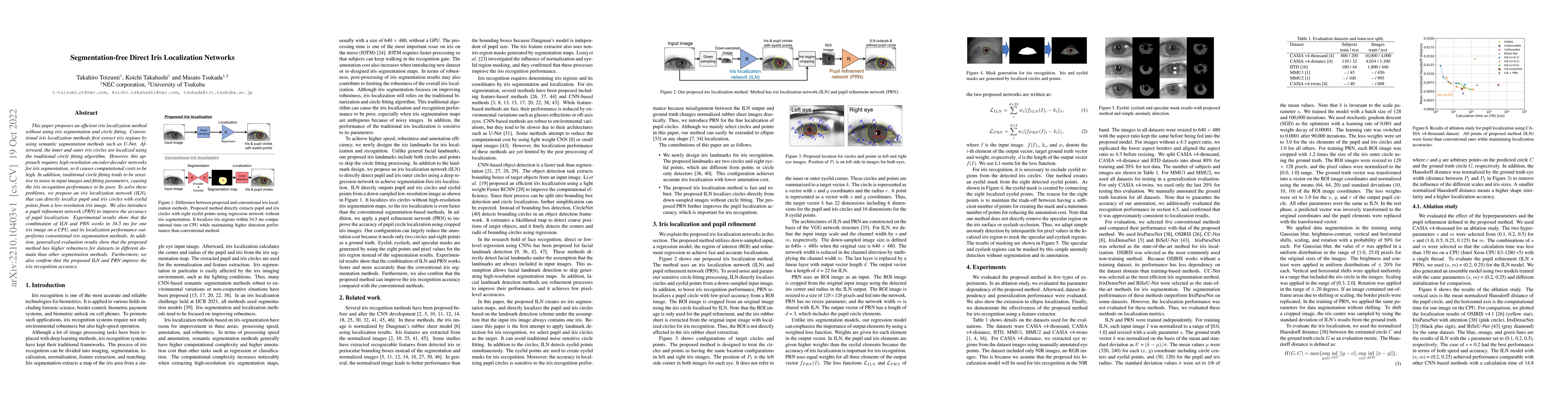 Thumbnail for Segmentation-free Direct Iris Localization Networks