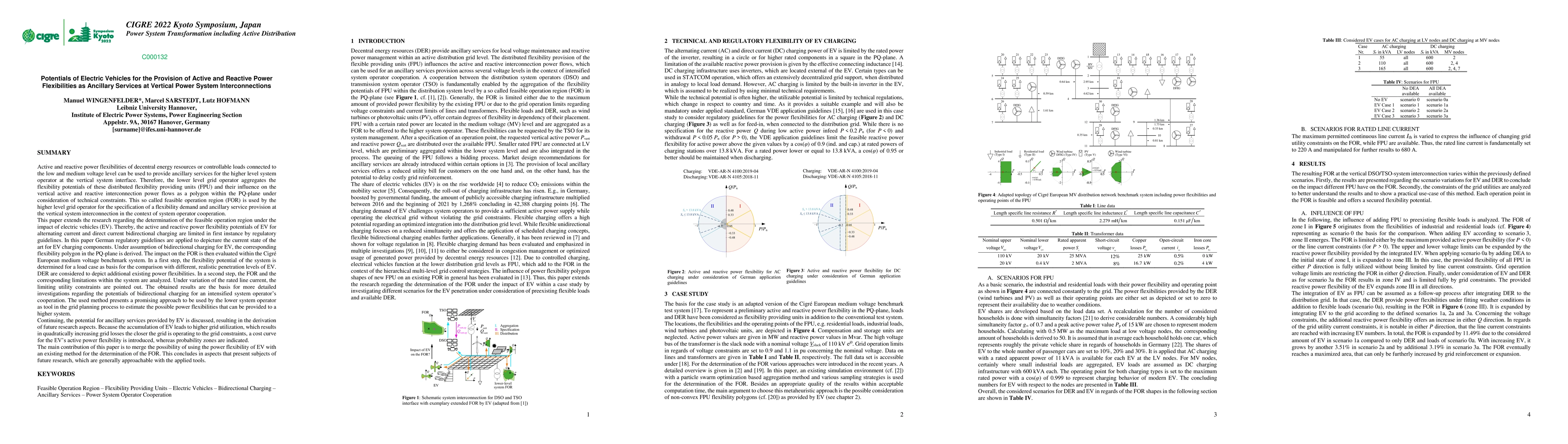 Thumbnail for Potentials of Electric Vehicles for the Provision of Active and Reactive
  Power Flexibilities as Ancillary Services at Vertical Power System
  Interconnections