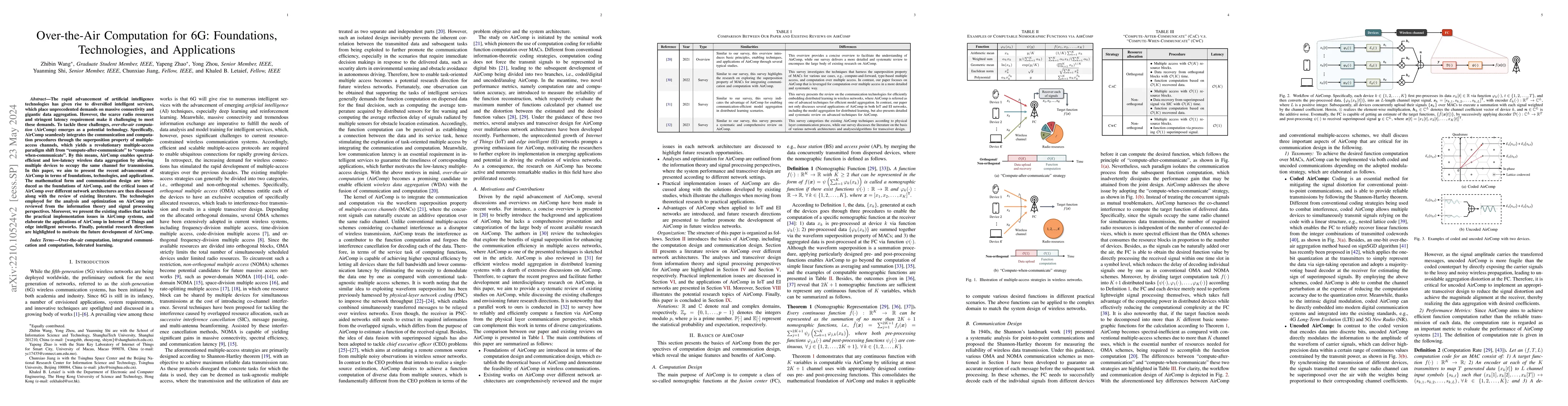 Thumbnail for Over-the-Air Computation for 6G: Foundations, Technologies, and
  Applications