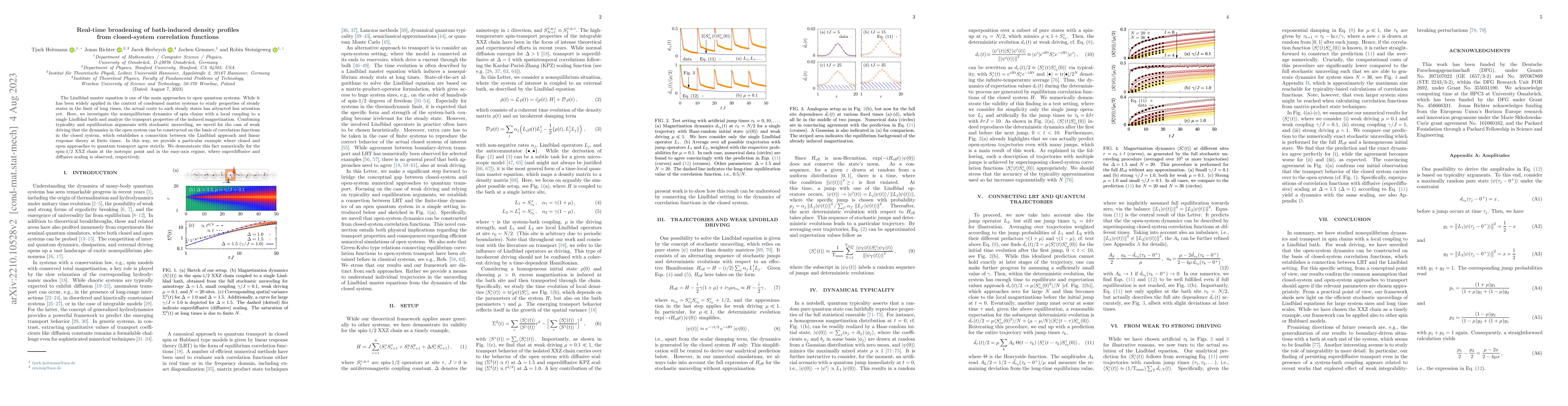 Thumbnail for Real-time broadening of bath-induced density profiles from closed-system
  correlation functions