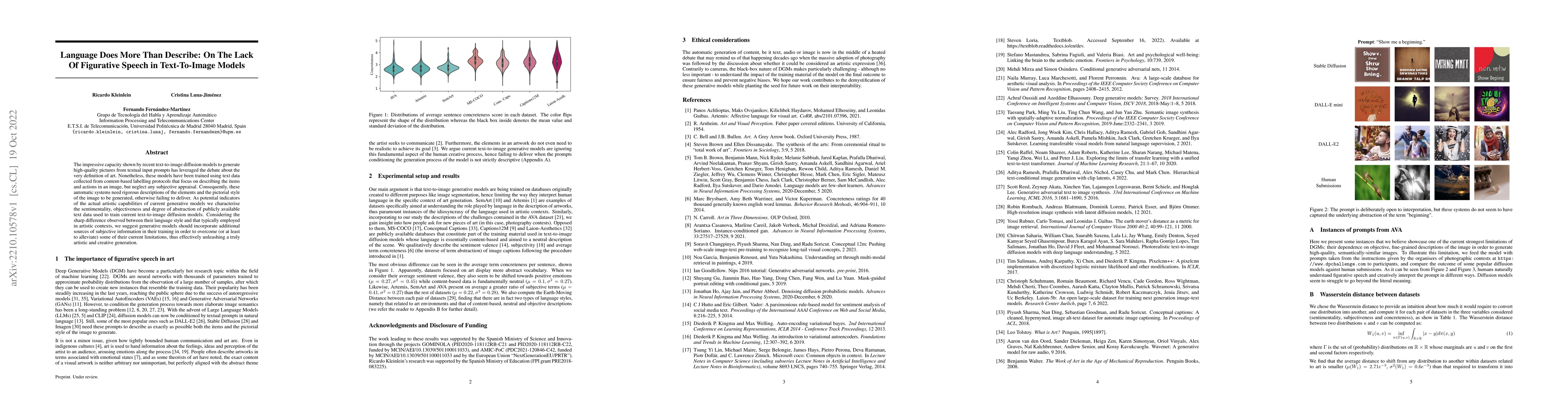 Thumbnail for Language Does More Than Describe: On The Lack Of Figurative Speech in
  Text-To-Image Models