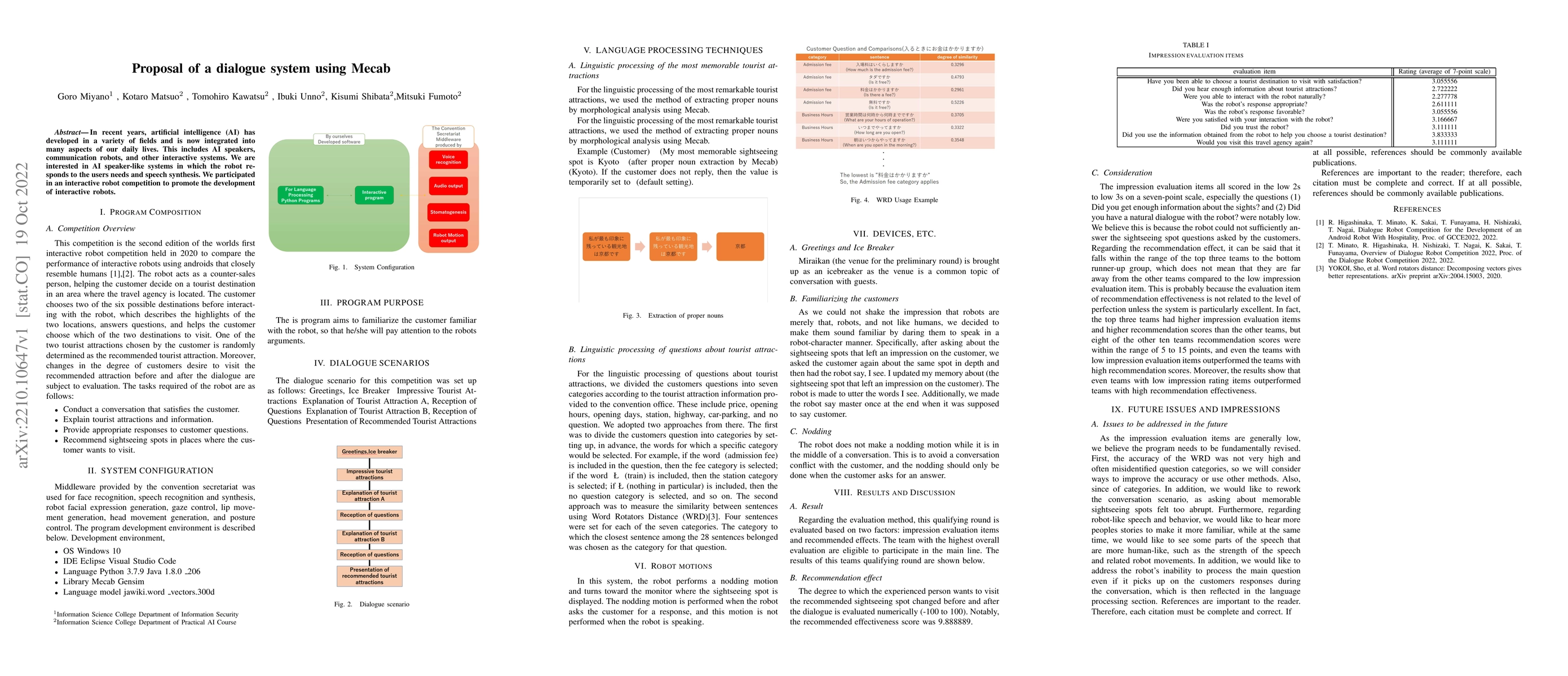 Thumbnail for Proposal of a dialogue system using Mecab