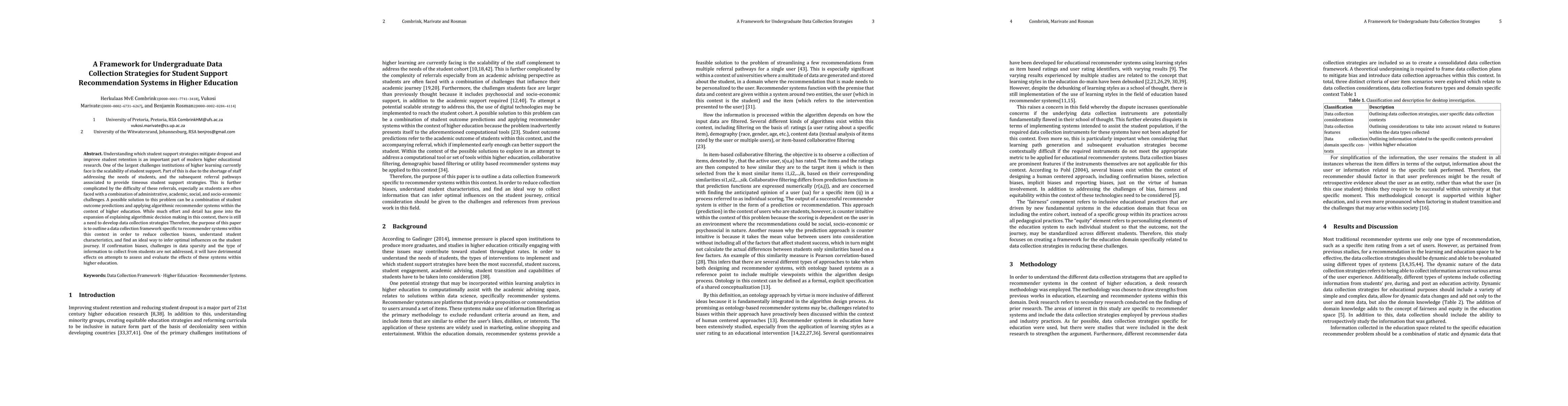 Thumbnail for A Framework for Undergraduate Data Collection Strategies for Student
  Support Recommendation Systems in Higher Education