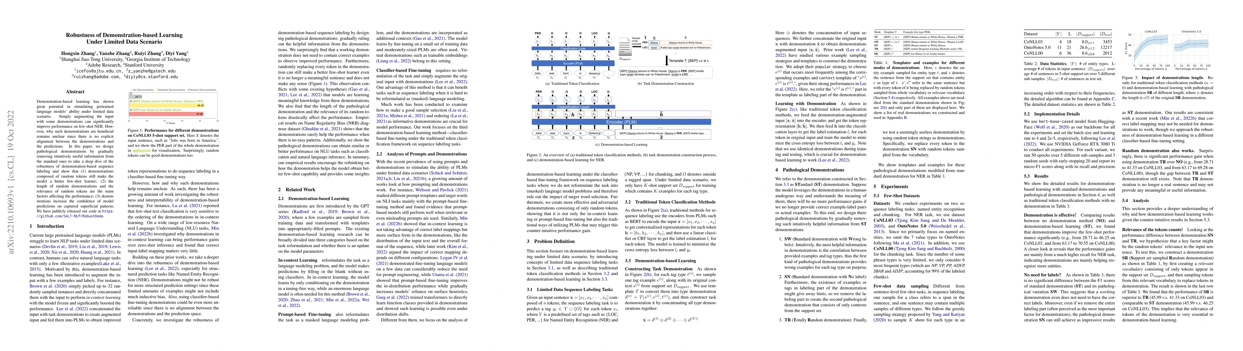 Thumbnail for Robustness of Demonstration-based Learning Under Limited Data Scenario