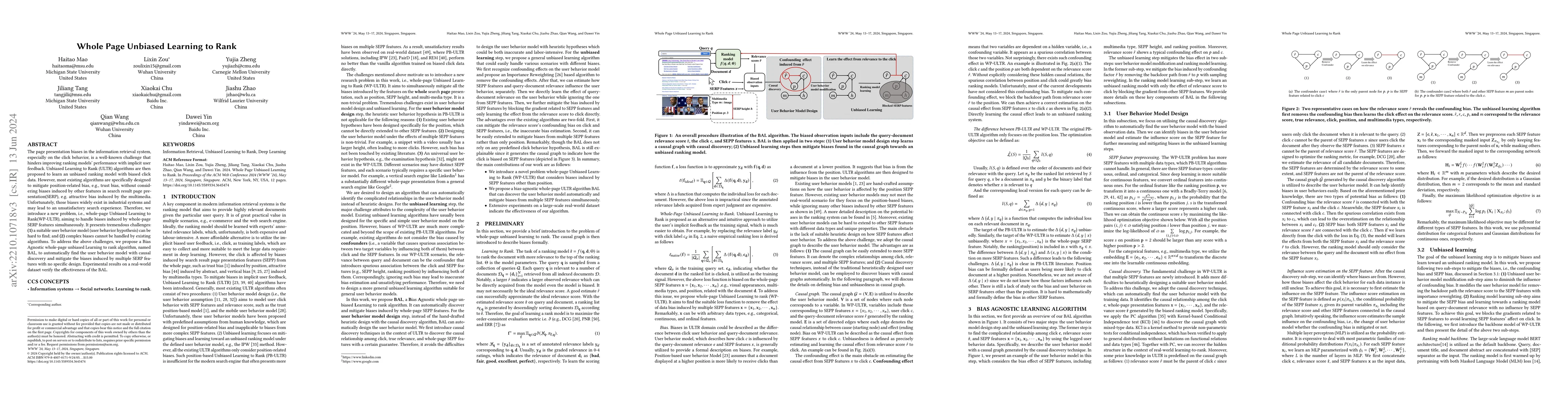 Thumbnail for Whole Page Unbiased Learning to Rank