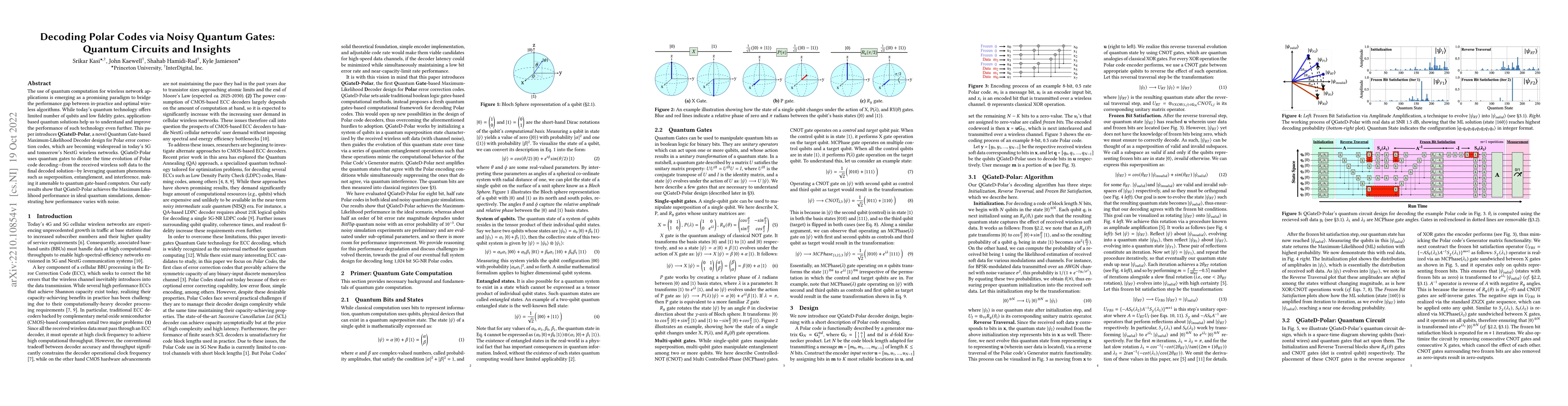Thumbnail for Decoding Polar Codes via Noisy Quantum Gates: Quantum Circuits and
  Insights