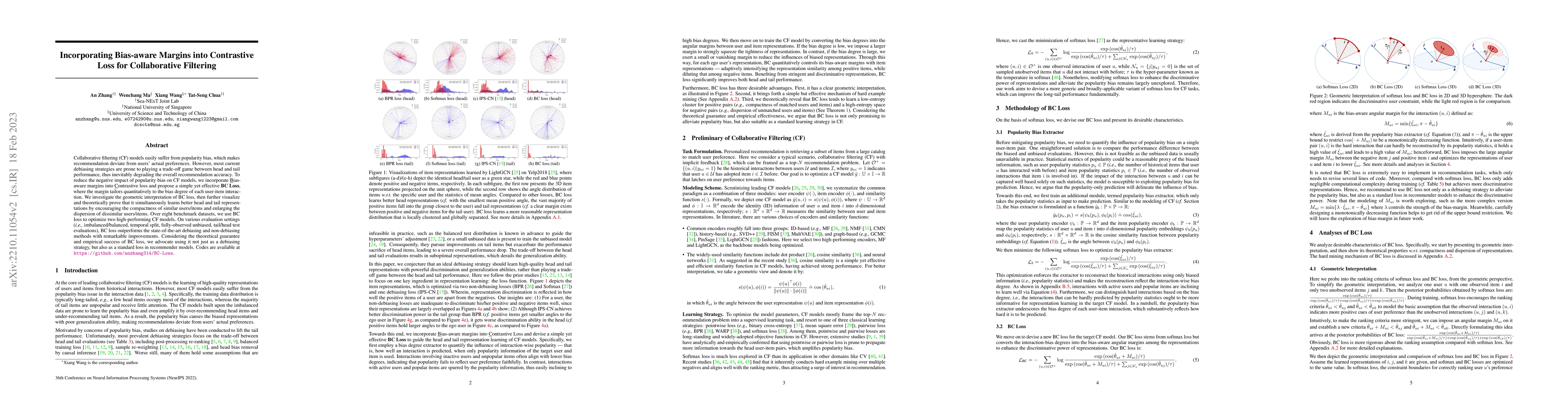 Thumbnail for Incorporating Bias-aware Margins into Contrastive Loss for Collaborative
  Filtering