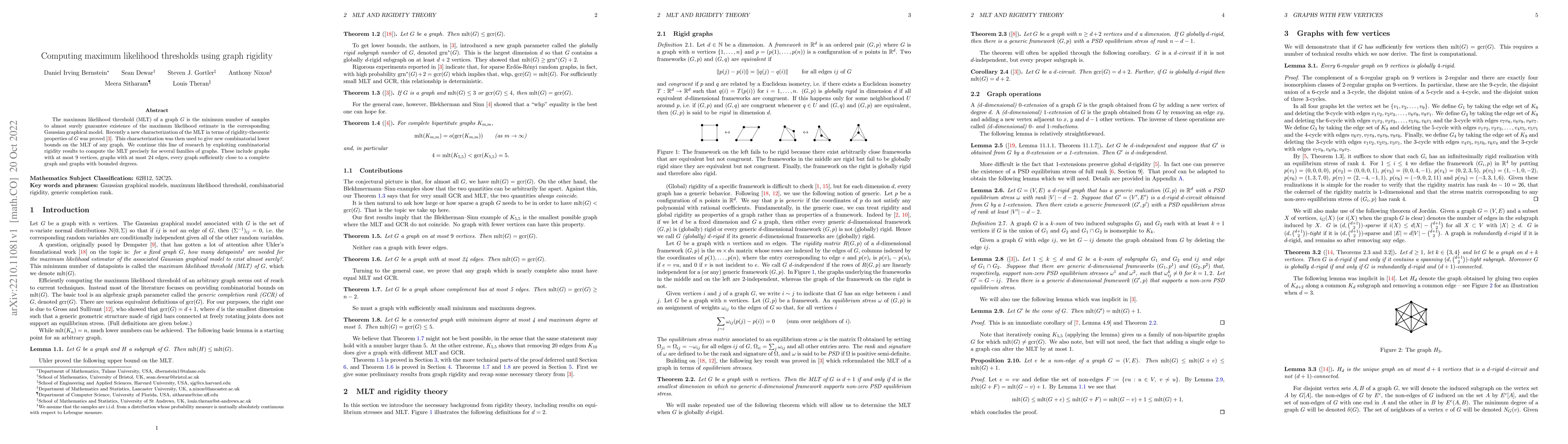 Thumbnail for Computing maximum likelihood thresholds using graph rigidity
