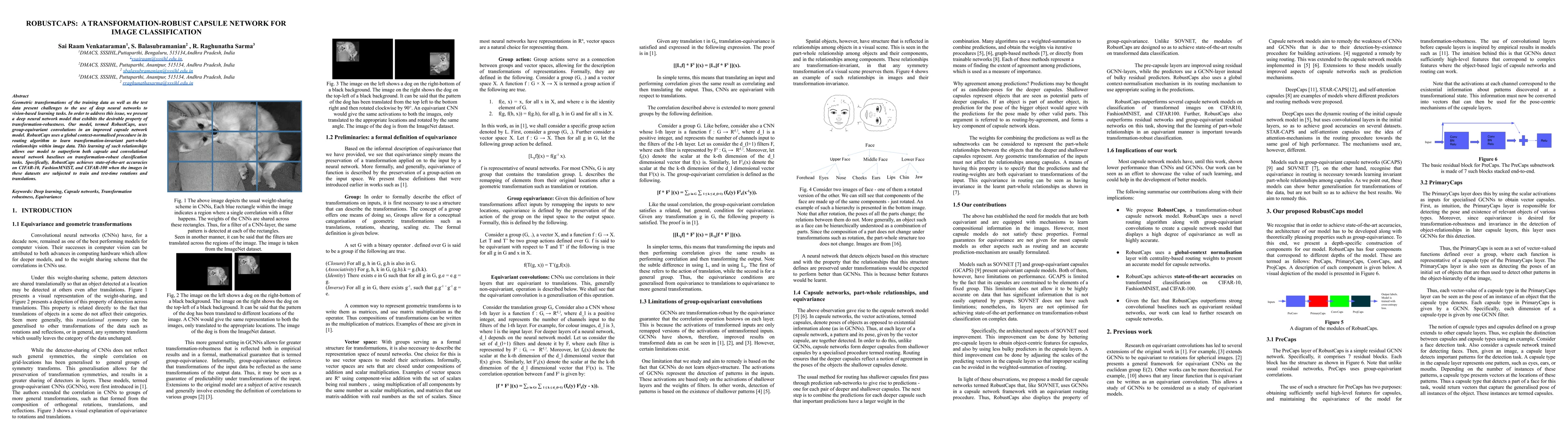 Thumbnail for Robustcaps: a transformation-robust capsule network for image
  classification