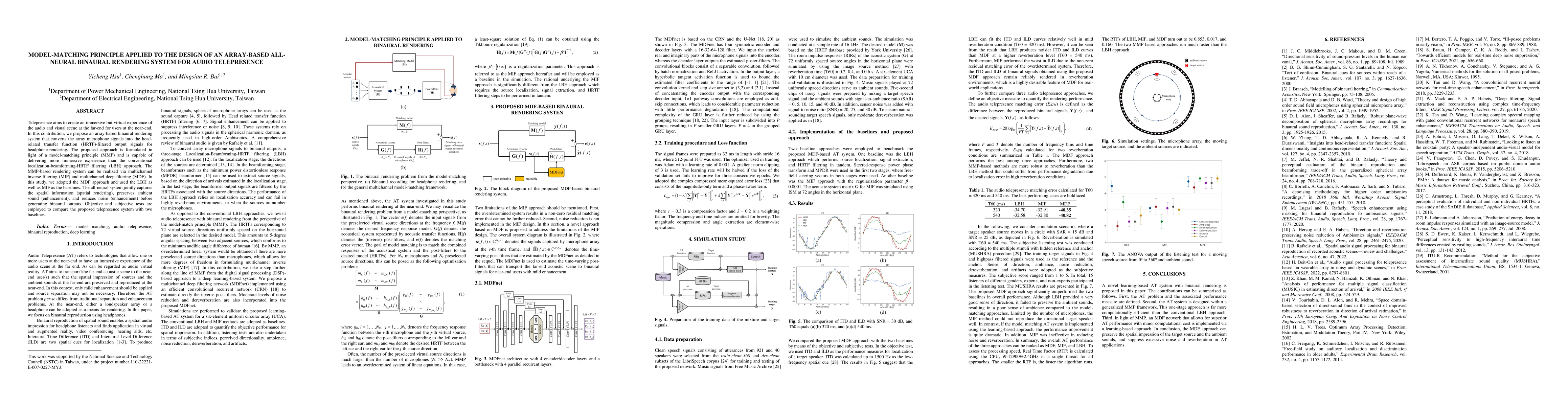 Thumbnail for Model-matching Principle Applied to the Design of an Array-based
  All-neural Binaural Rendering System for Audio Telepresence