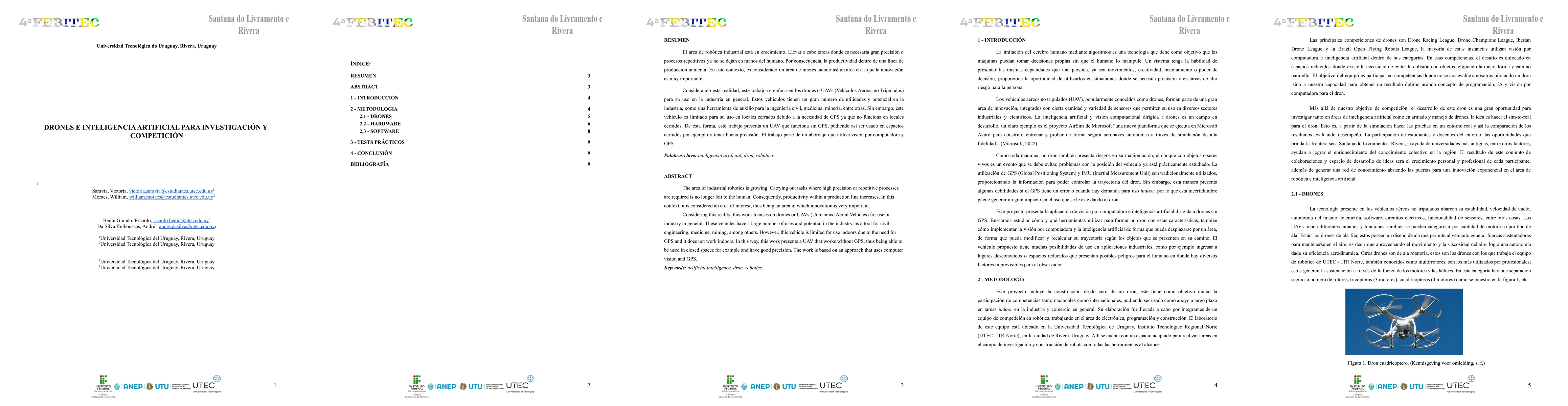 Thumbnail for Drones e Inteligencia Artificial para Investigaci\'on y Competici\'on