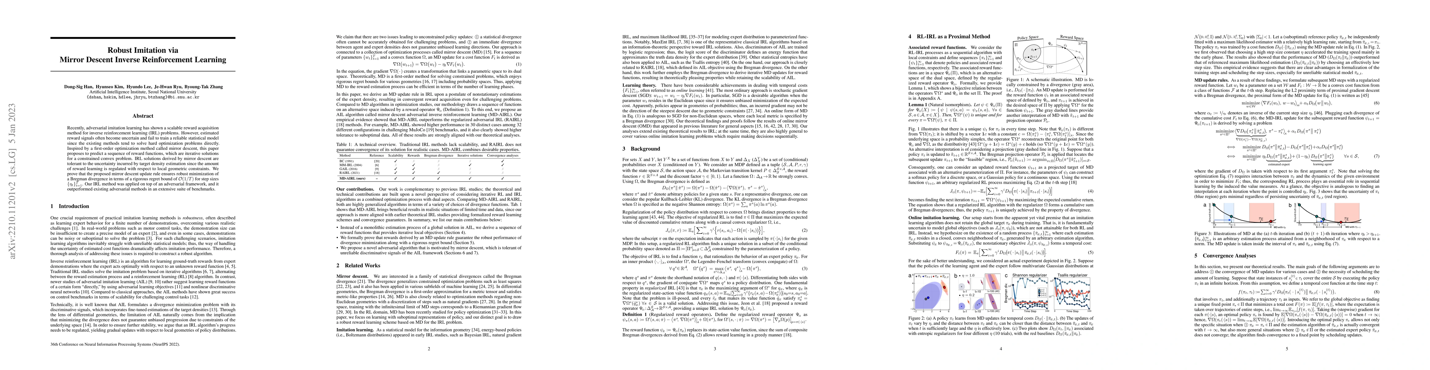 Thumbnail for Robust Imitation via Mirror Descent Inverse Reinforcement Learning