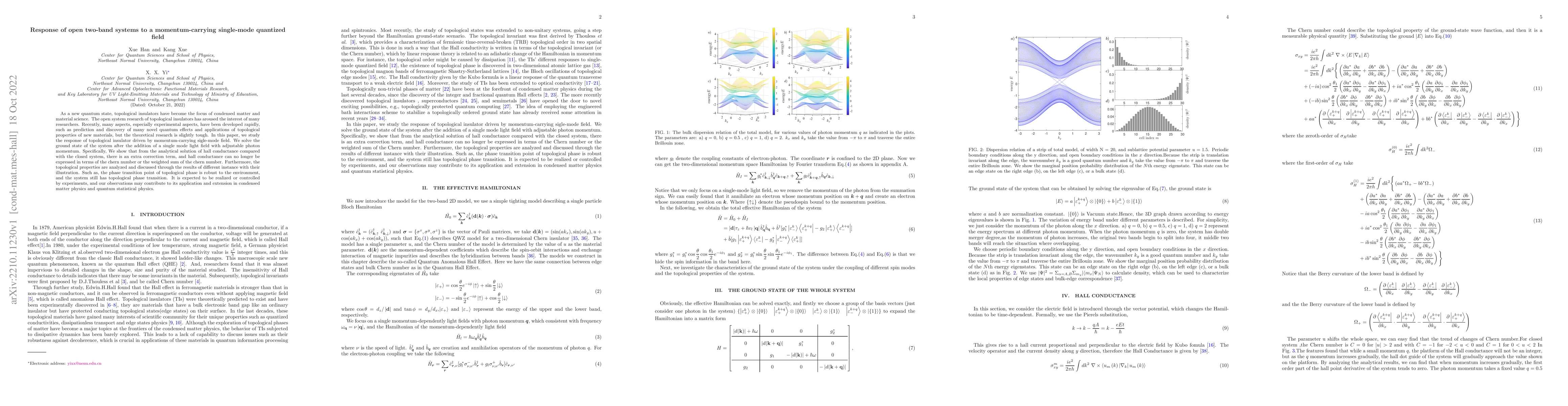 Thumbnail for Response of open two-band systems to a momentum-carrying single-mode
  quantized field