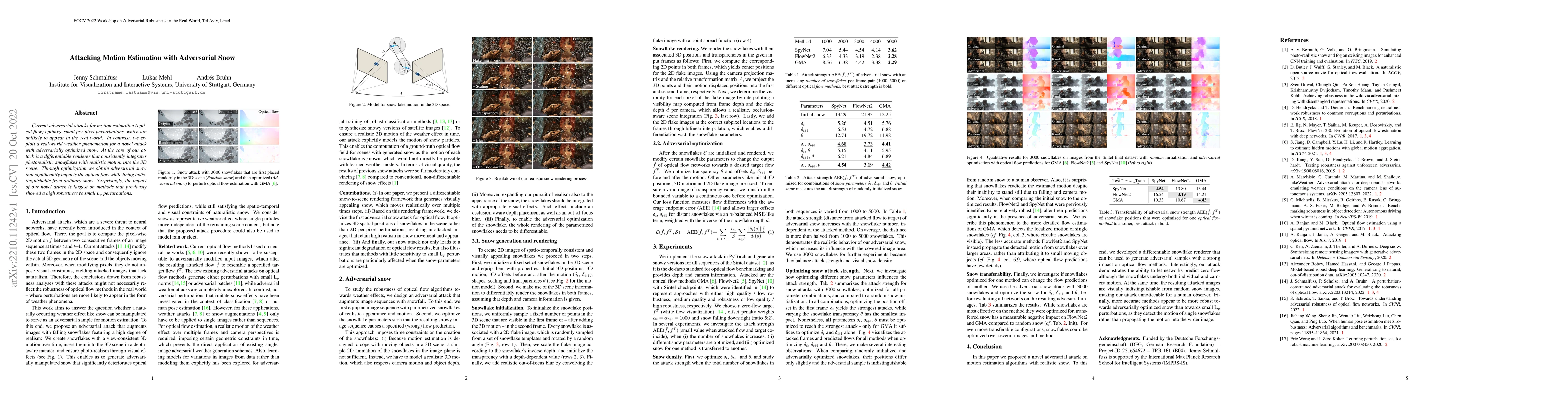 Thumbnail for Attacking Motion Estimation with Adversarial Snow