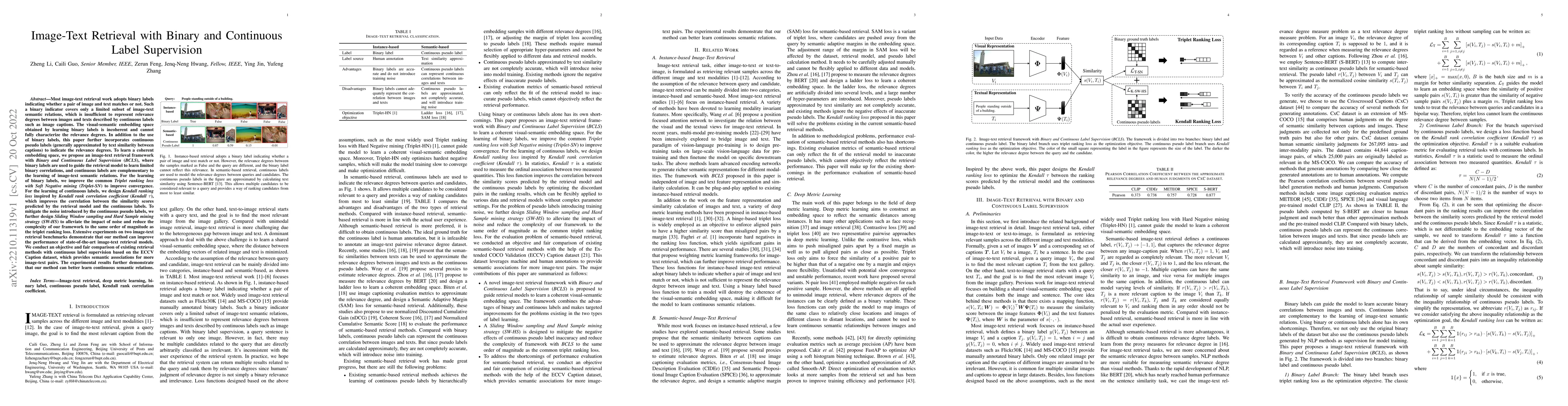 Thumbnail for Image-Text Retrieval with Binary and Continuous Label Supervision