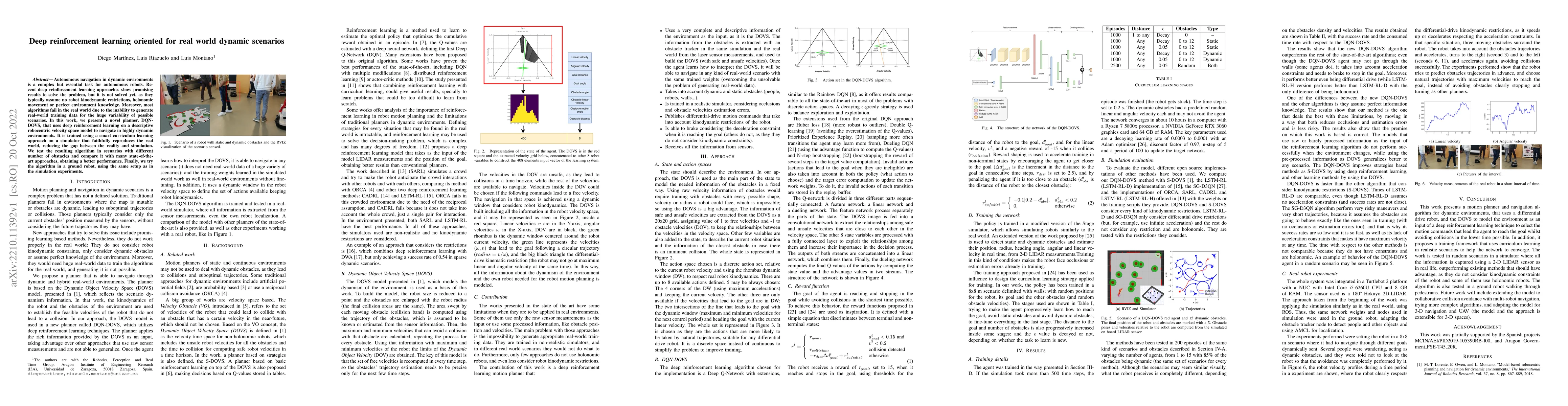 Thumbnail for Deep reinforcement learning oriented for real world dynamic scenarios