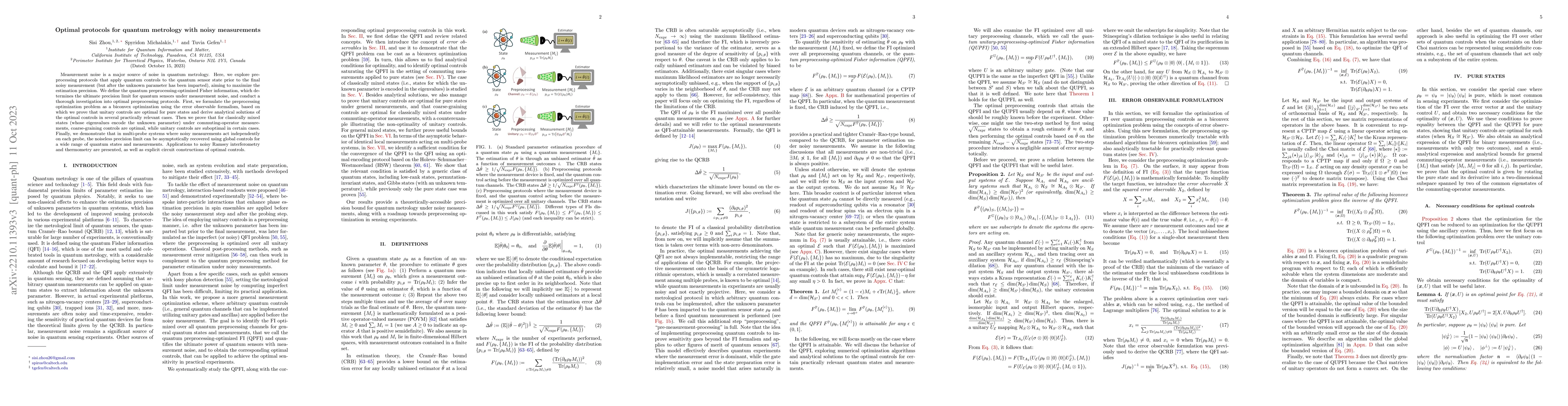 Thumbnail for Optimal protocols for quantum metrology with noisy measurements
