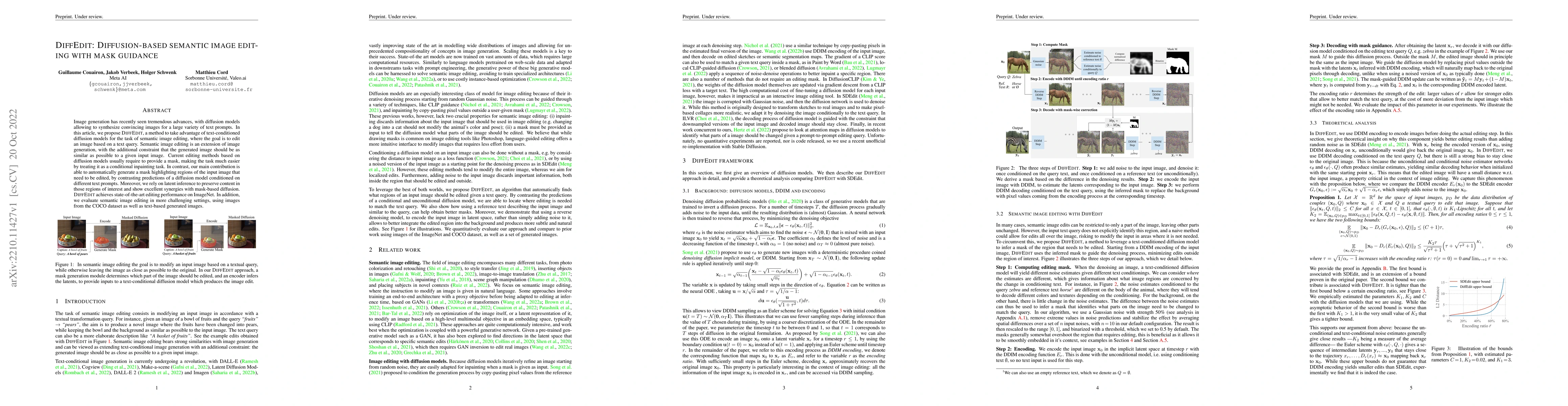 Thumbnail for DiffEdit: Diffusion-based semantic image editing with mask guidance