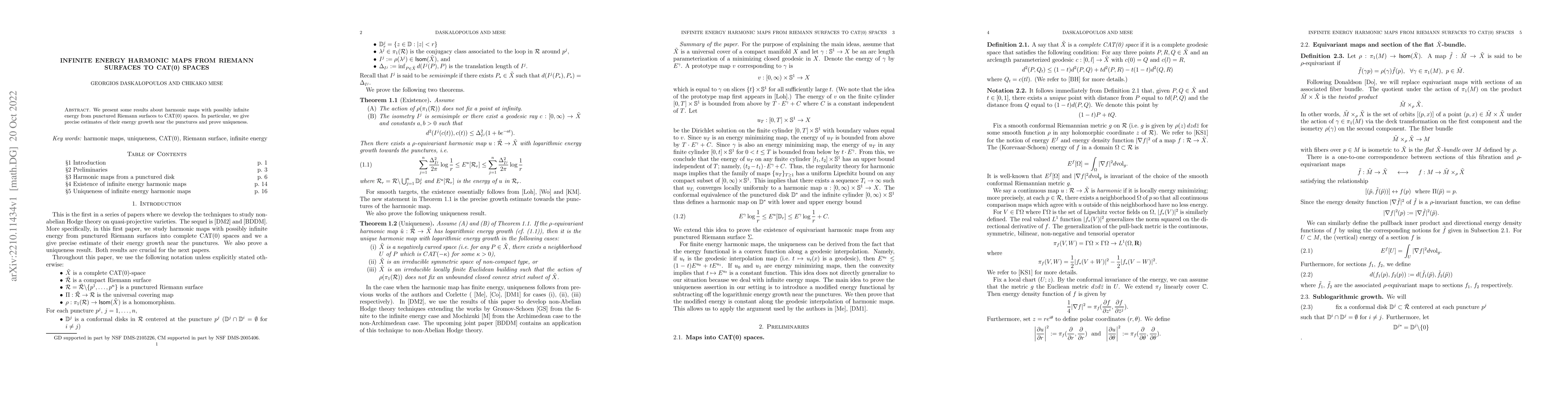 Thumbnail for Infinite energy harmonic maps from Riemann surfaces to CAT(0) spaces