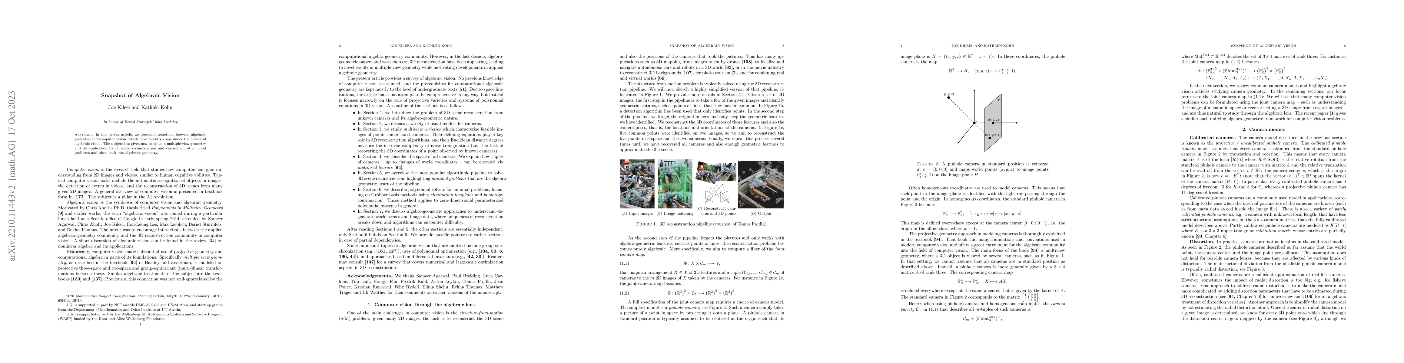 Thumbnail for Snapshot of Algebraic Vision