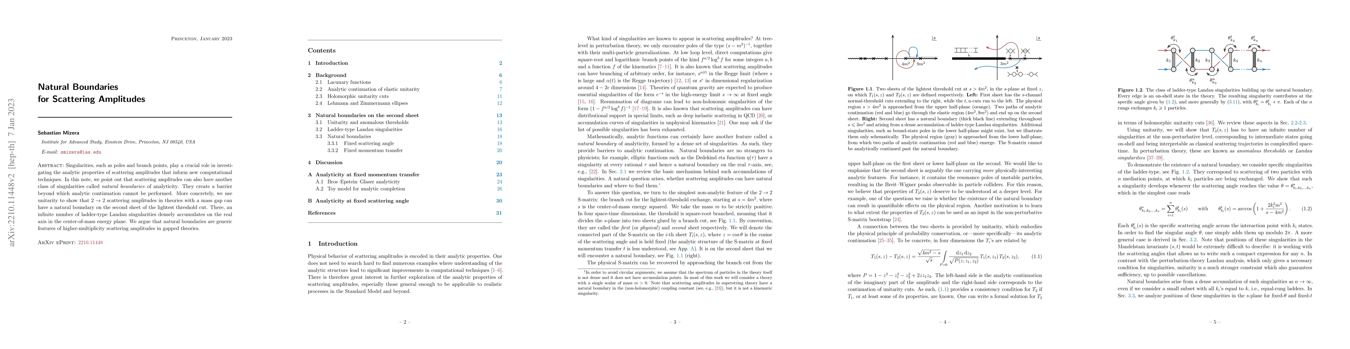 Thumbnail for Natural Boundaries for Scattering Amplitudes
