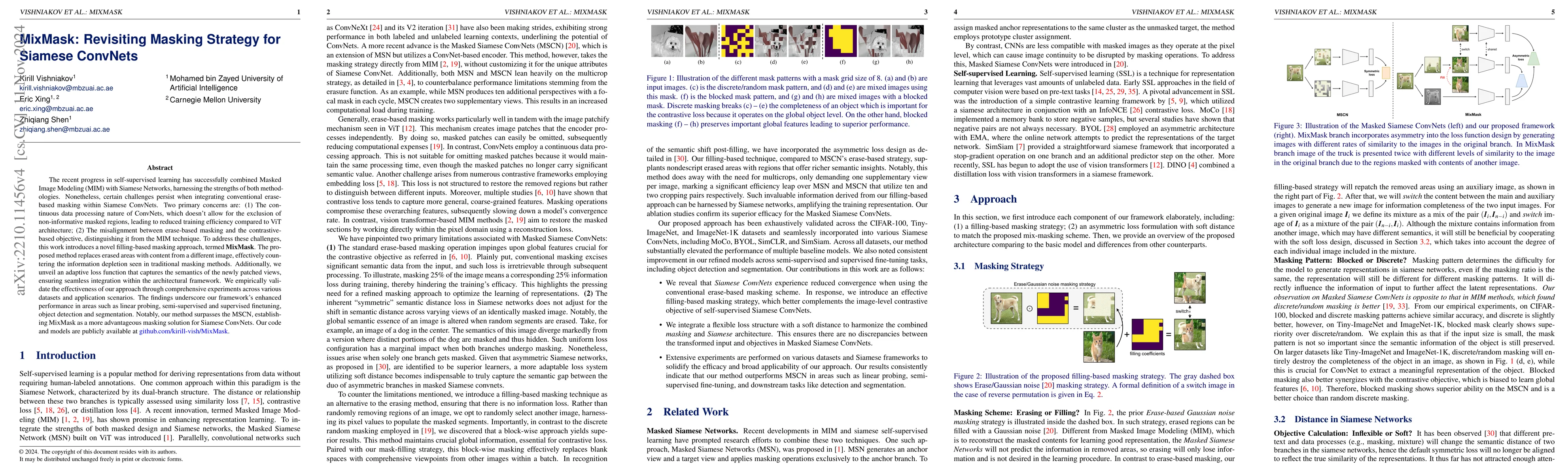 Thumbnail for MixMask: Revisiting Masking Strategy for Siamese ConvNets