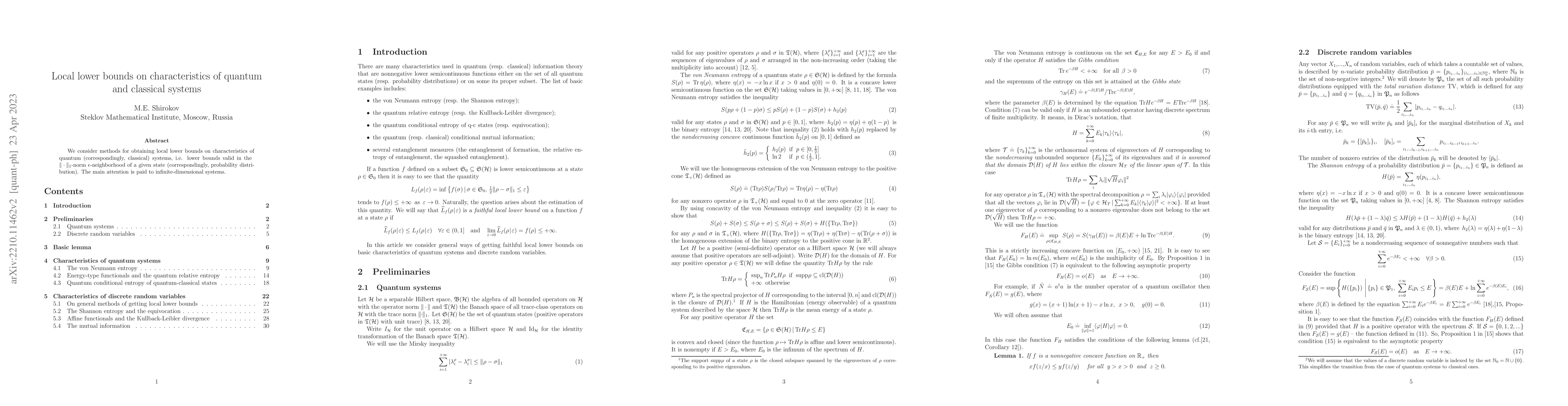 Thumbnail for Local lower bounds on characteristics of quantum and classical systems