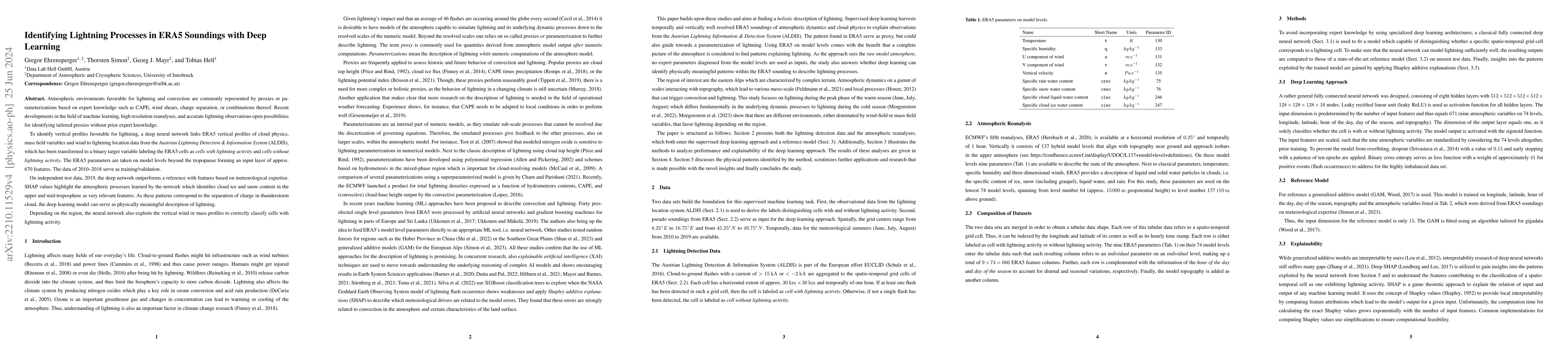 Thumbnail for Identifying Lightning Processes in ERA5 Soundings with Deep Learning
