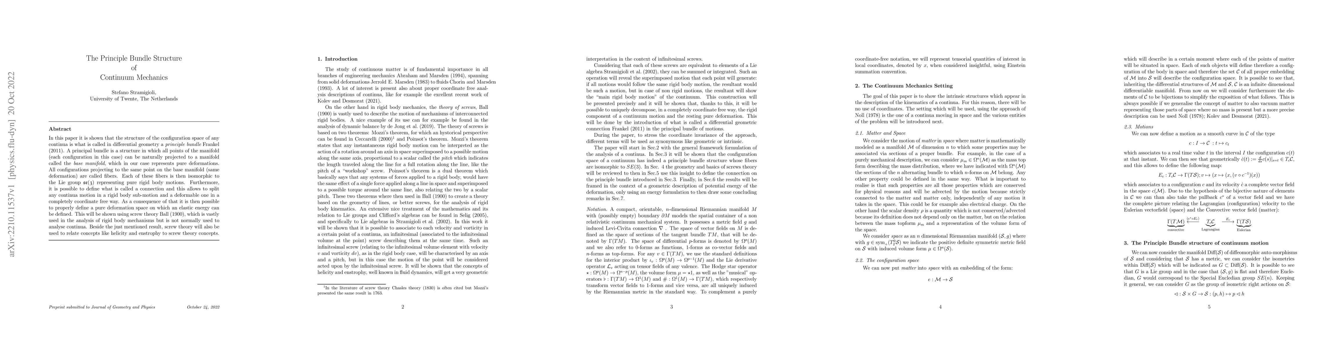 Thumbnail for The Principle Bundle Structure of Continuum Mechanics