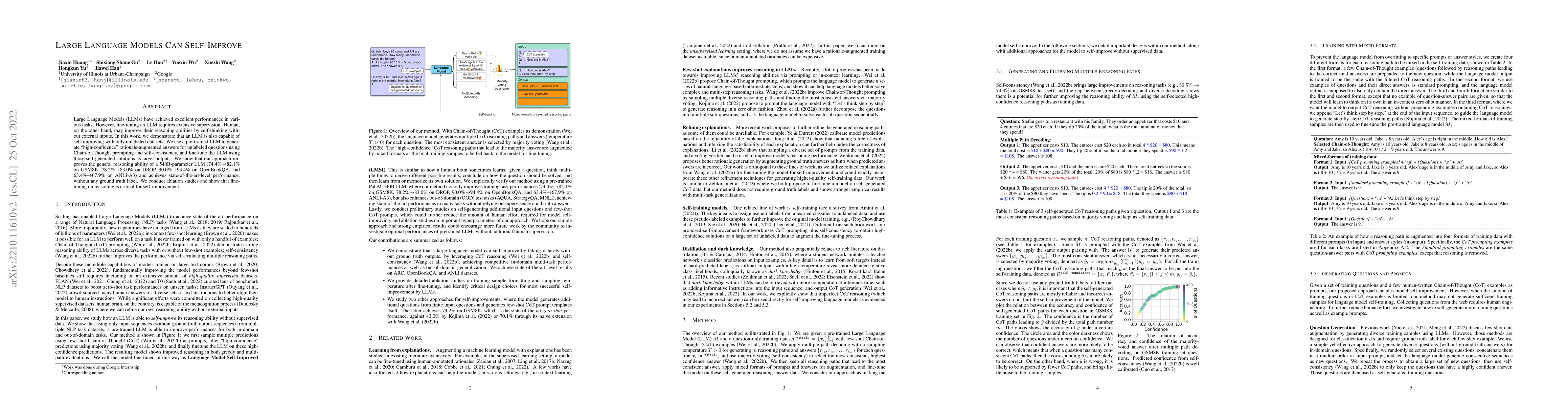 Thumbnail for Large Language Models Can Self-Improve