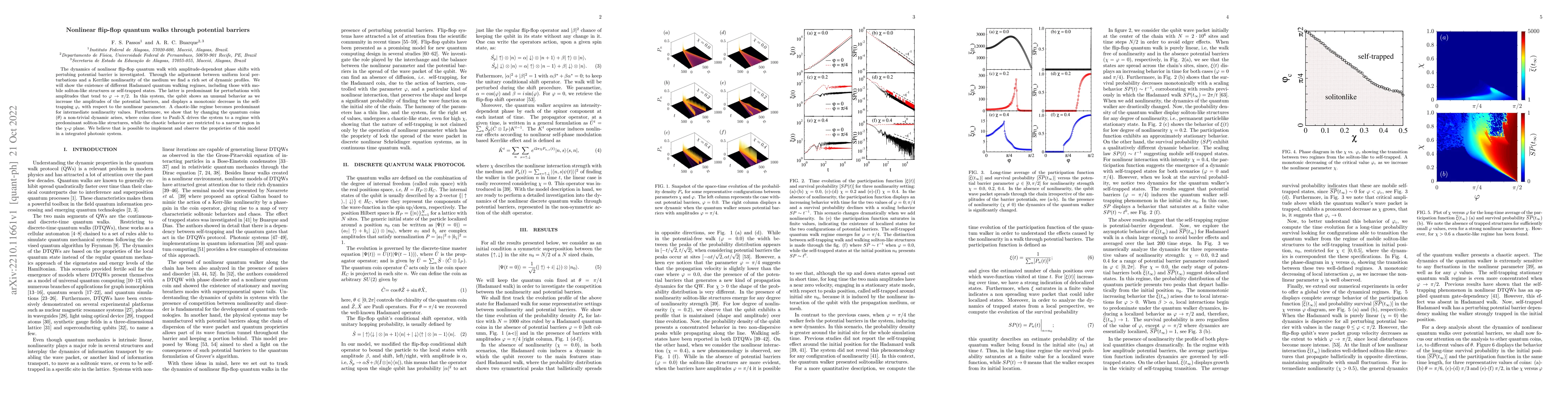 Thumbnail for Nonlinear flip-flop quantum walks through potential barriers