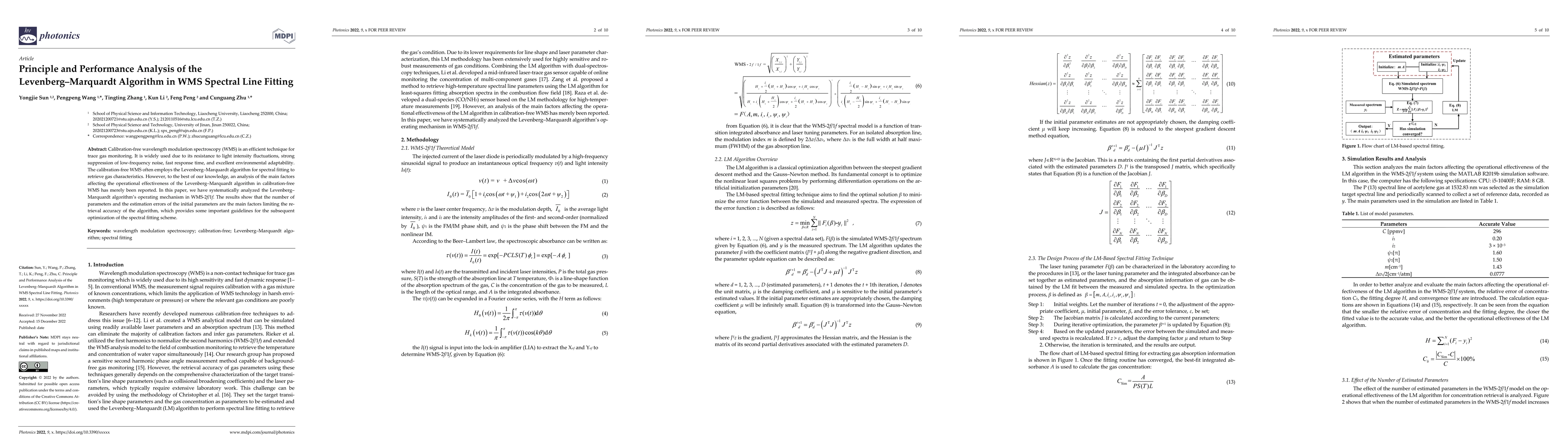 Thumbnail for Principle and performance analysis of the Levenberg Marquardt algorithm
  in WMS spectral line fitting