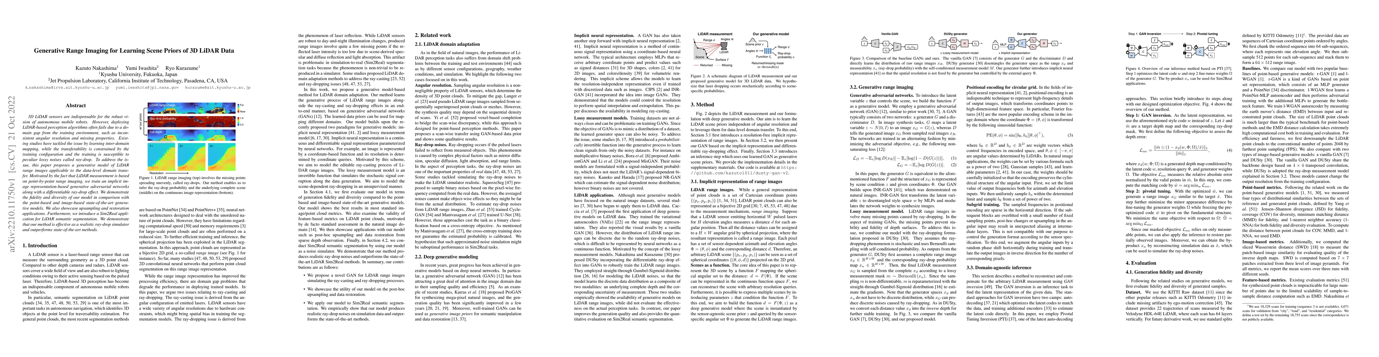 Thumbnail for Generative Range Imaging for Learning Scene Priors of 3D LiDAR Data