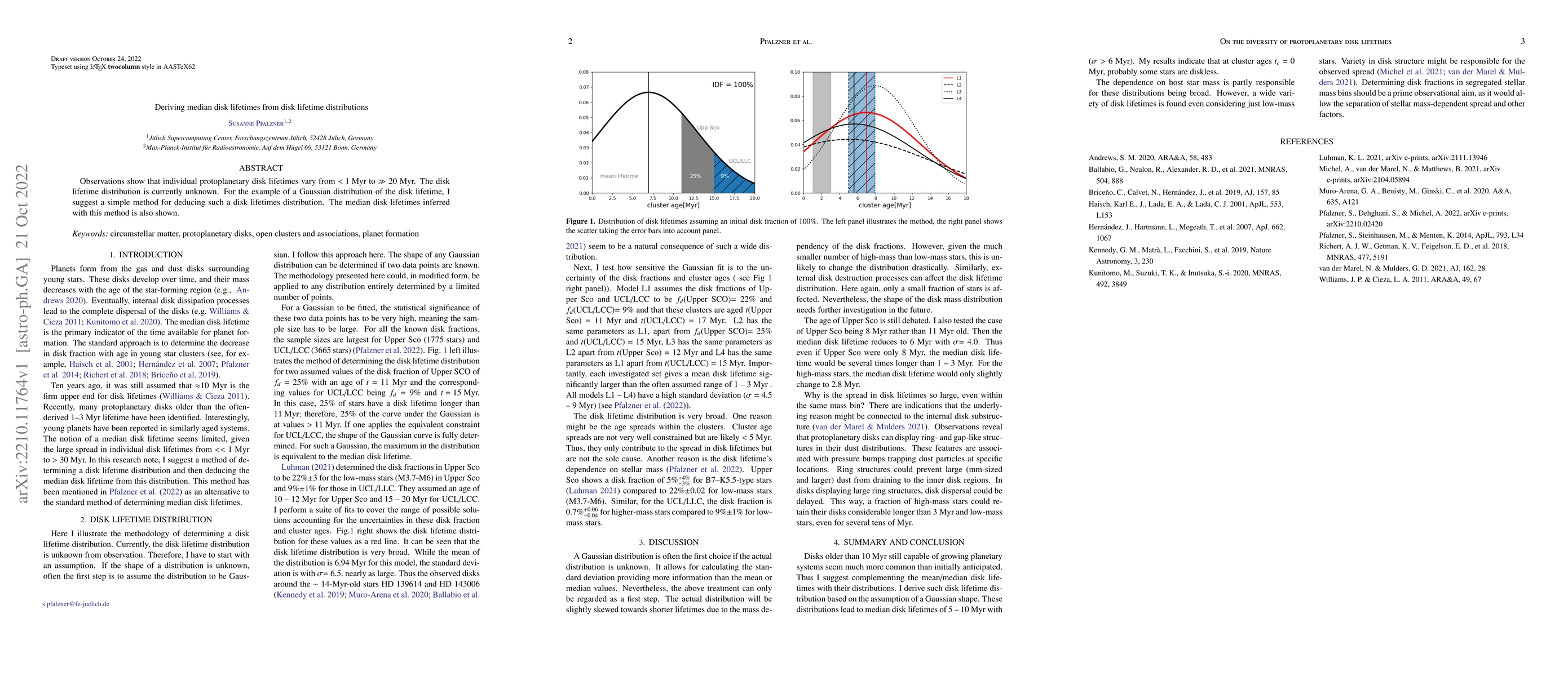 Thumbnail for Deriving median disk lifetimes from disk lifetime distributions
