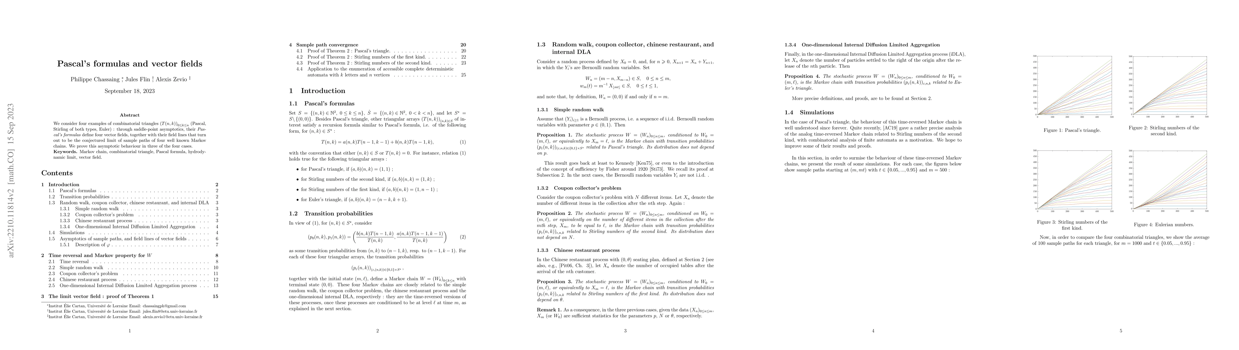 Thumbnail for Pascal's formulas and vector fields