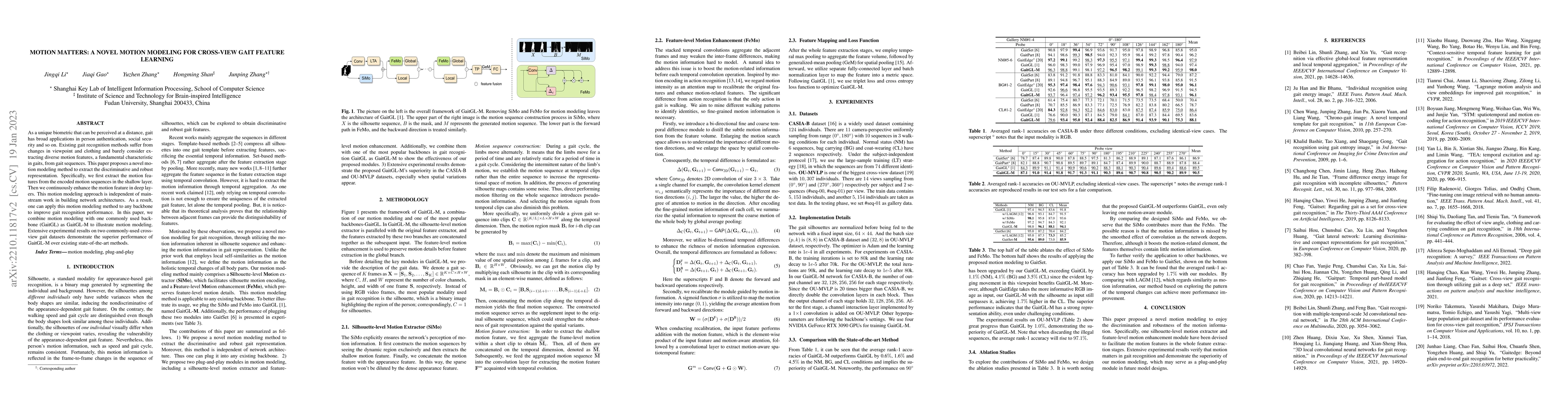 Thumbnail for Motion Matters: A Novel Motion Modeling For Cross-View Gait Feature
  Learning