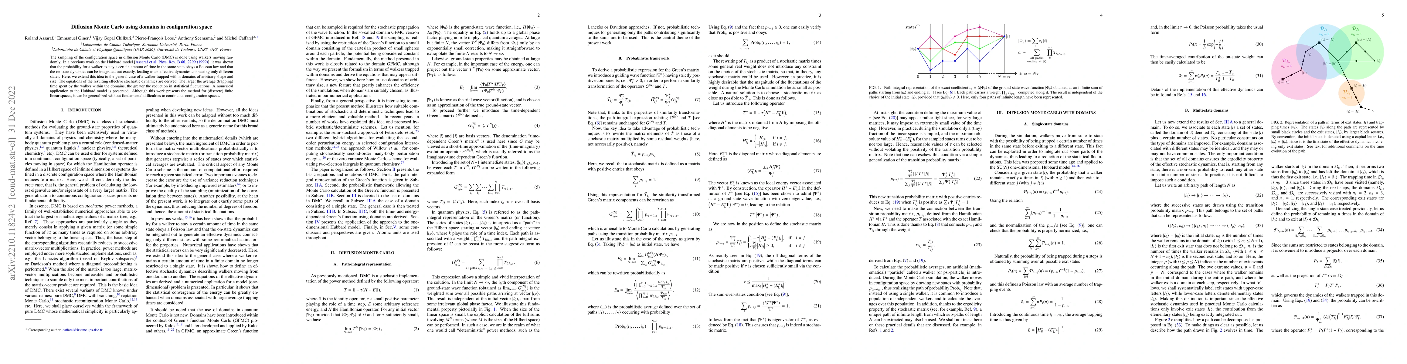 Thumbnail for Diffusion Monte Carlo using domains in configuration space
