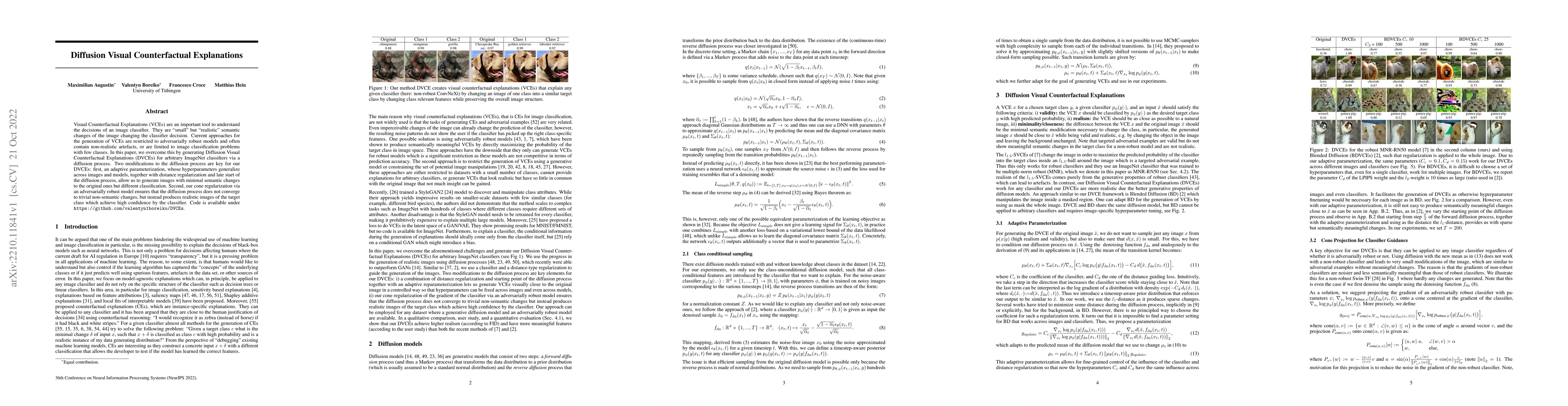 Thumbnail for Diffusion Visual Counterfactual Explanations