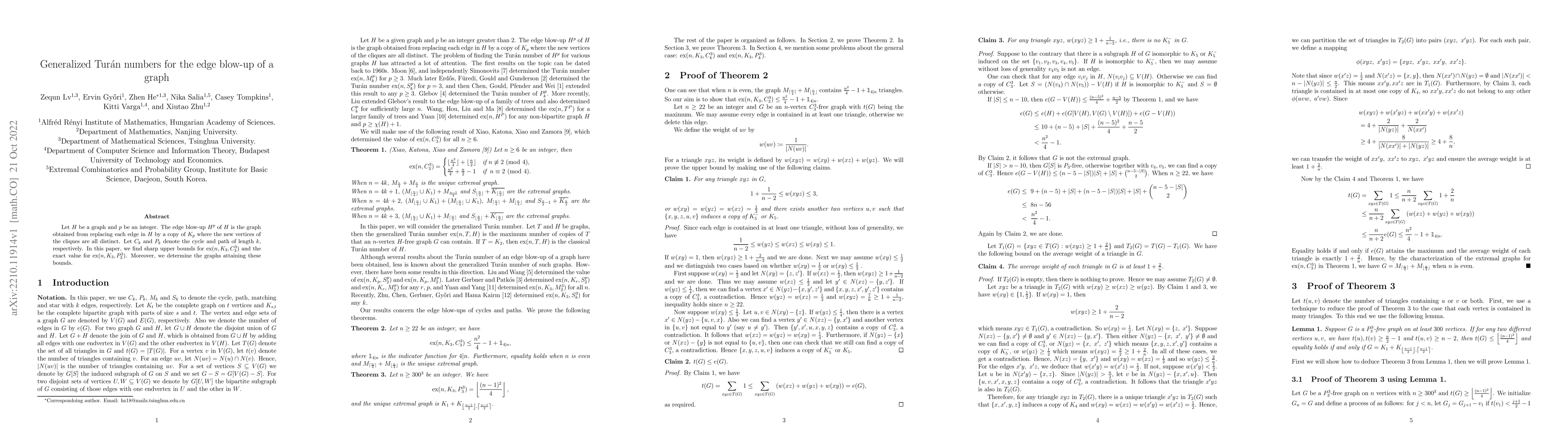 Thumbnail for Generalized Turan number for the edge blow-up graph