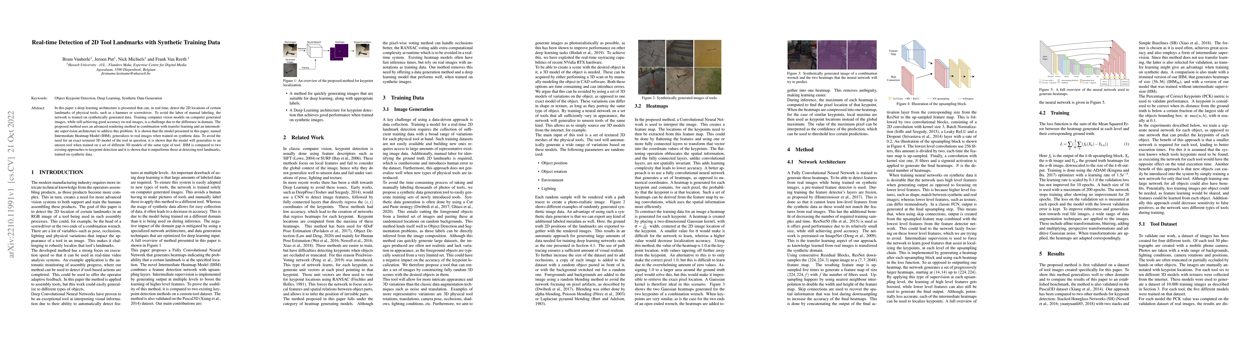 Thumbnail for Real-time Detection of 2D Tool Landmarks with Synthetic Training Data
