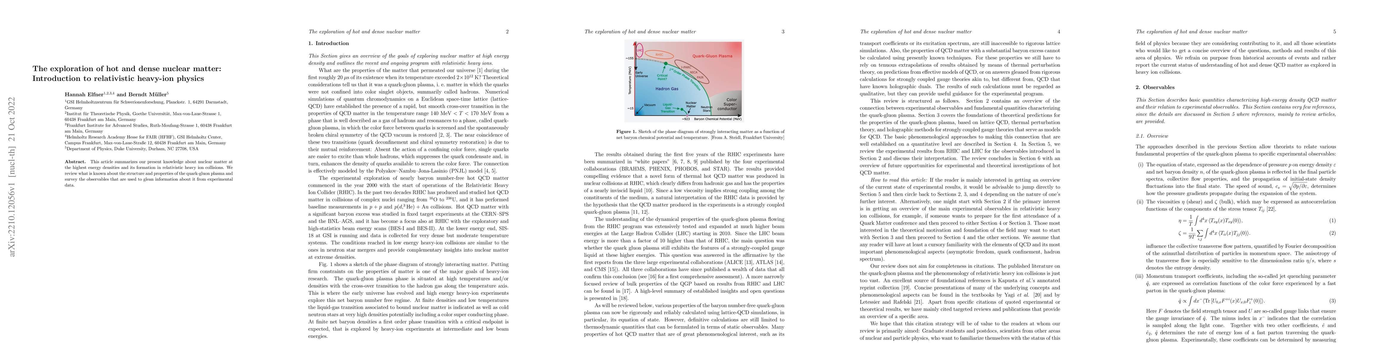 Thumbnail for The exploration of hot and dense nuclear matter: Introduction to
  relativistic heavy-ion physics
