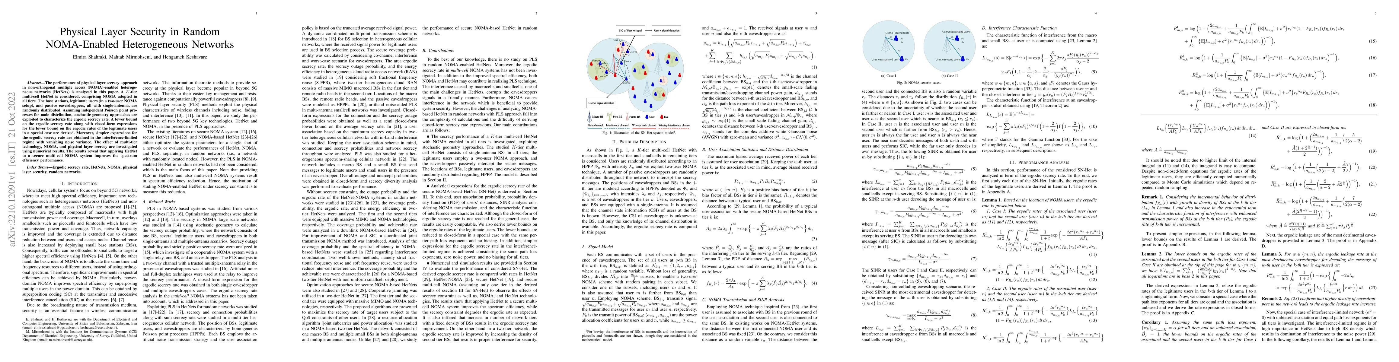 Thumbnail for Physical Layer Security in Random NOMA-Enabled Heterogeneous Networks