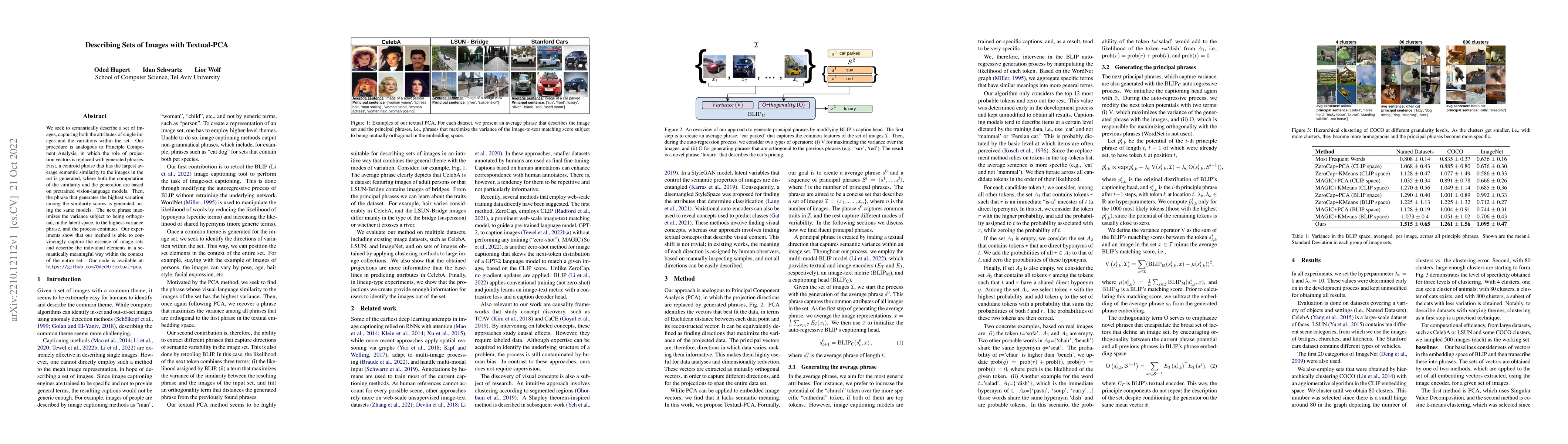 Thumbnail for Describing Sets of Images with Textual-PCA