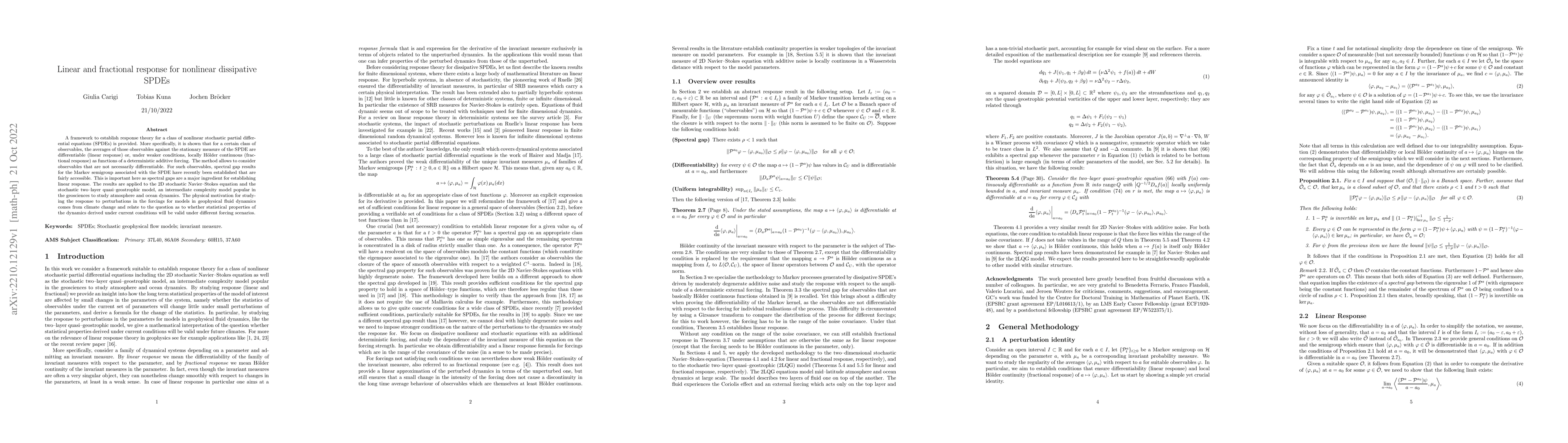 Thumbnail for Linear and fractional response for nonlinear dissipative SPDEs