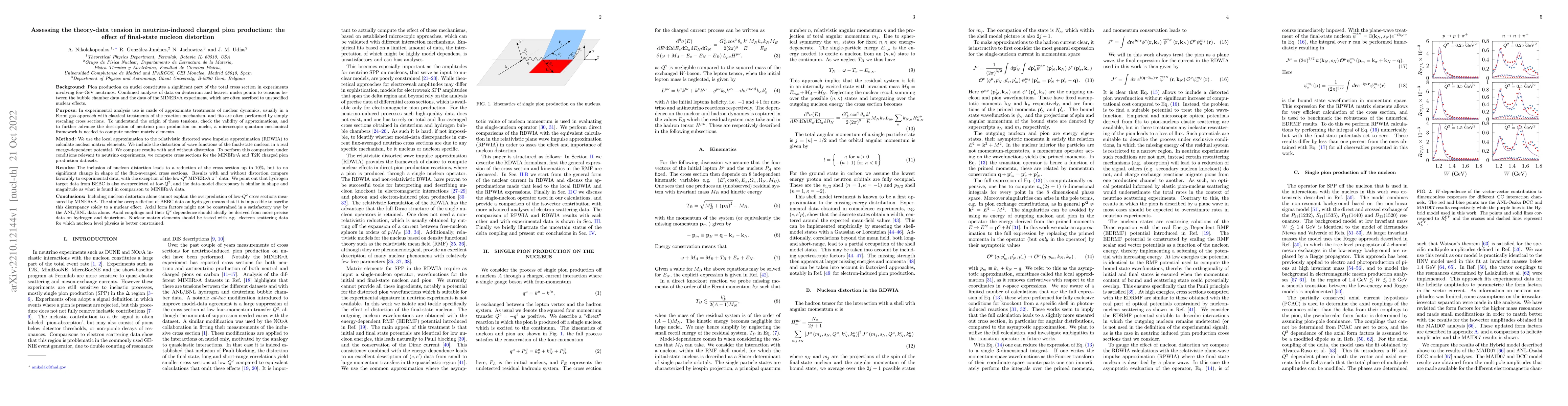 Thumbnail for Assessing the theory-data tension in neutrino-induced charged pion
  production: the effect of final-state nucleon distortion