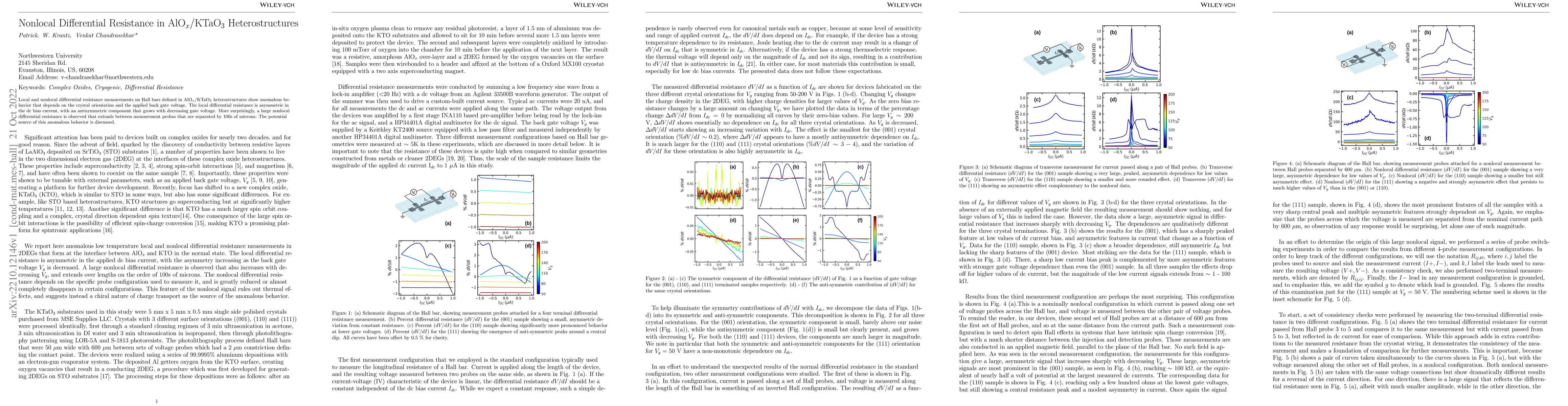 Thumbnail for Nonlocal Differential Resistance in AlO$_x$/KTaO$_3$ Heterostructures
